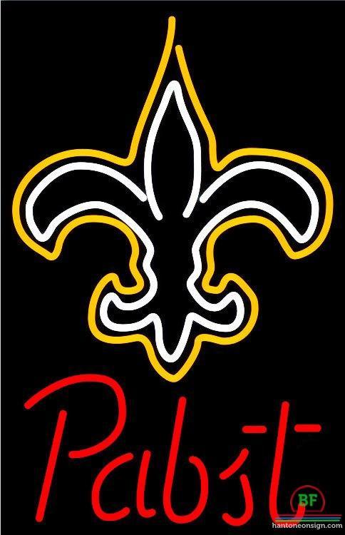 Custom Pabst Blue Ribbon Orleans Saints Neon Sign NFL Teams Neon Light
