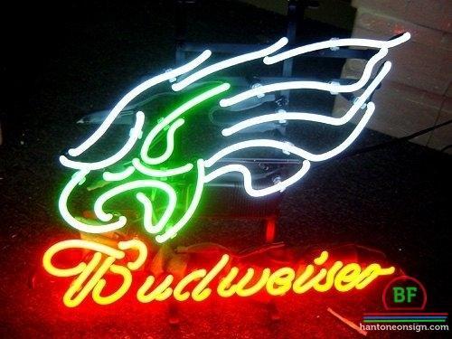 Custom Budweiser Philadelphia Eagles Neon Sign NFL Teams Neon Light