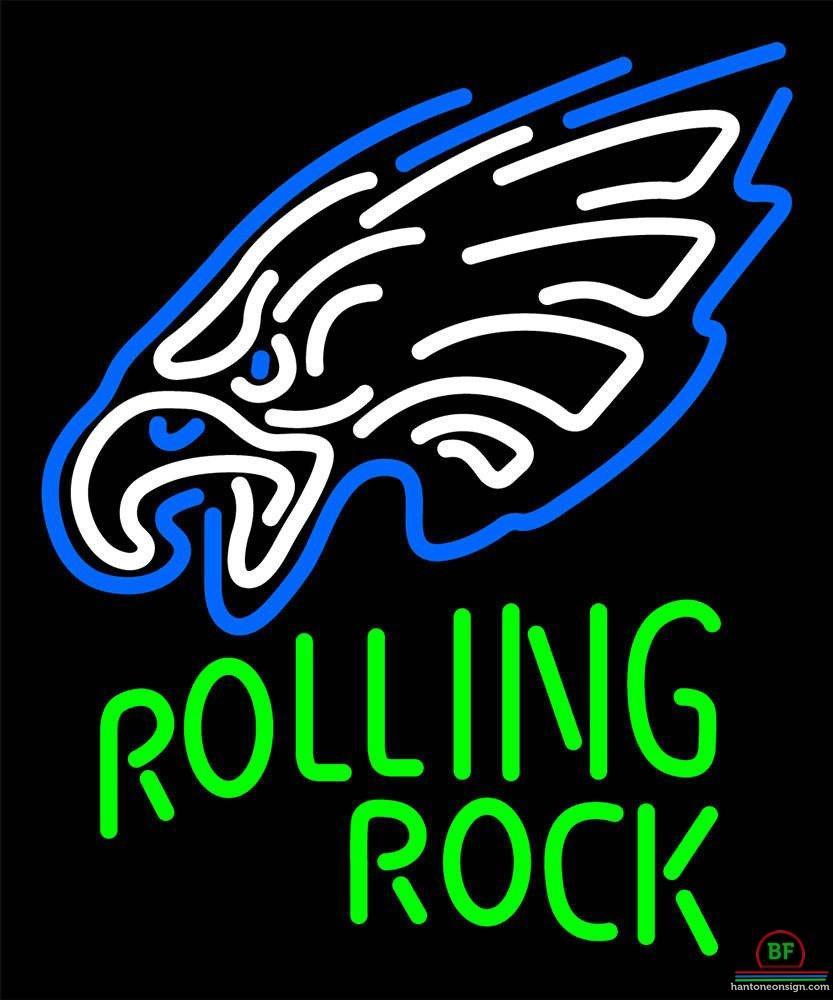 Custom Rolling Rock Philadelphia Eagles Neon Sign NFL Teams Neon Light