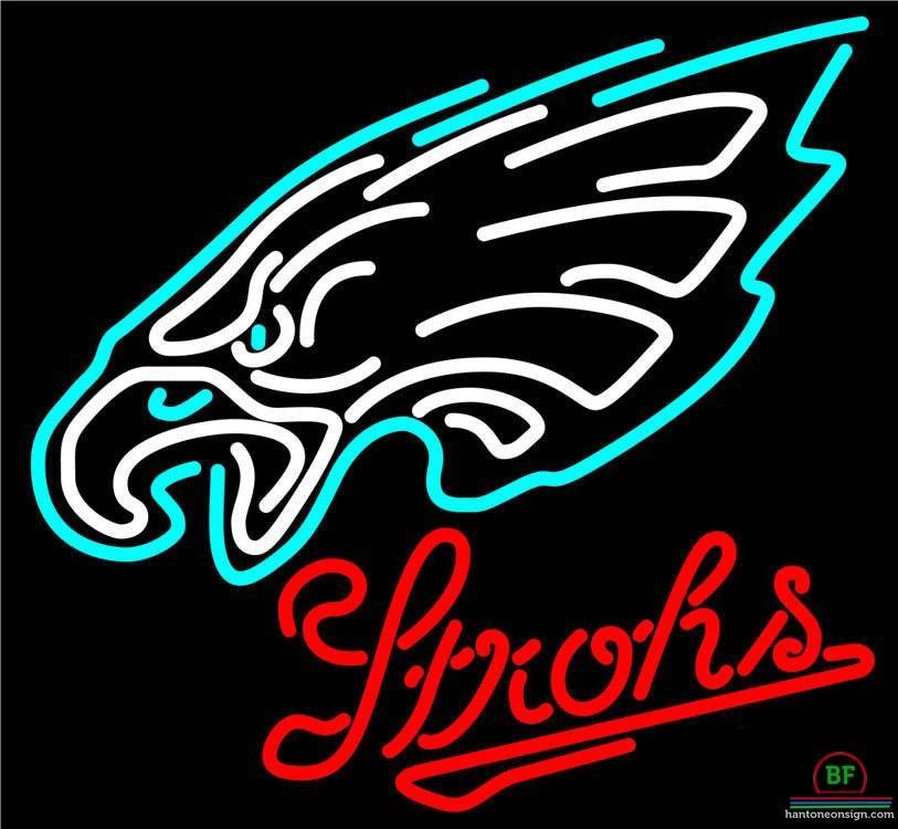 Custom Strohs Philadelphia Eagles Neon Sign NFL Teams Neon Light