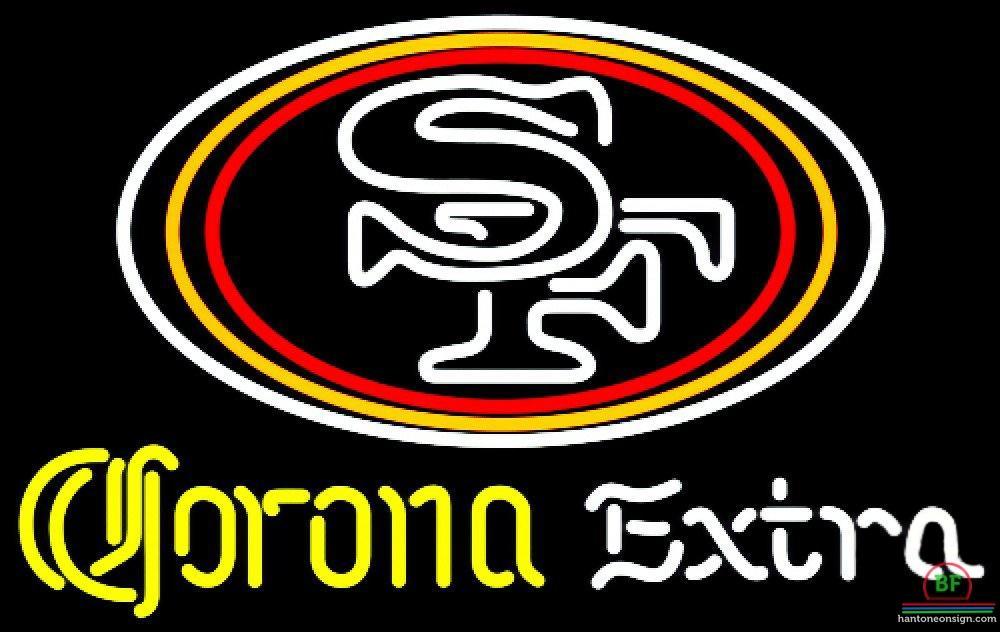 Custom Corona Extra San Francisco 49ers Neon Sign NFL Teams Neon Light