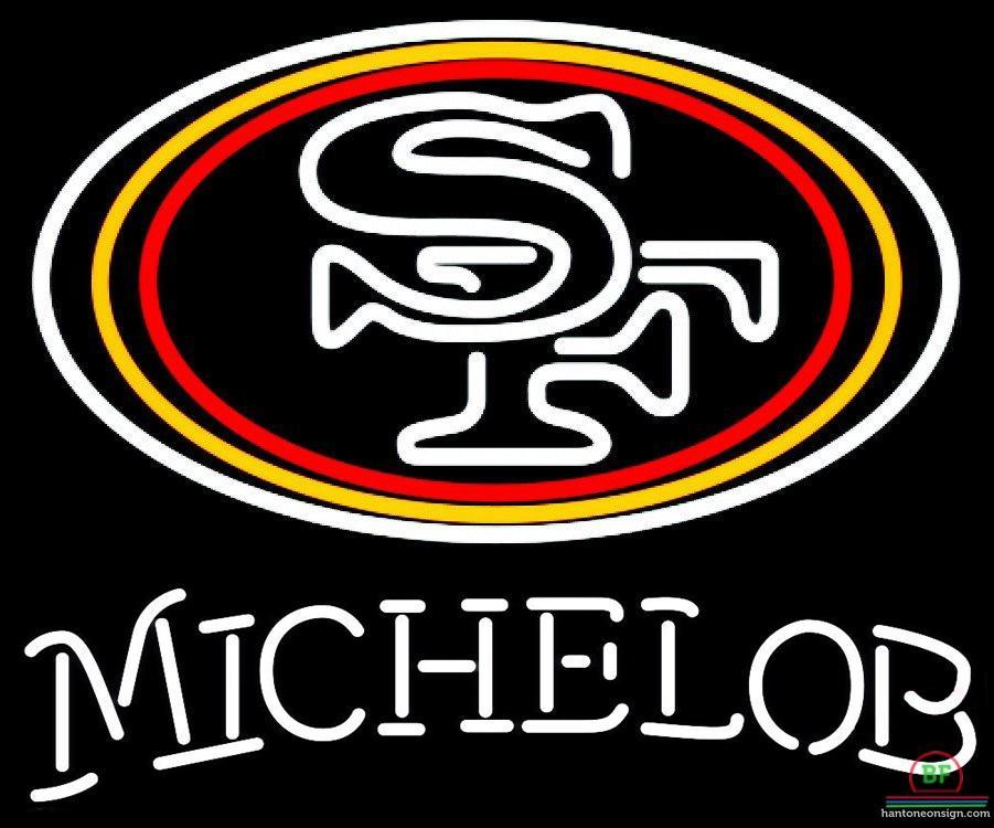 Custom Michelob San Francisco 49ers Neon Sign NFL Teams Neon Light