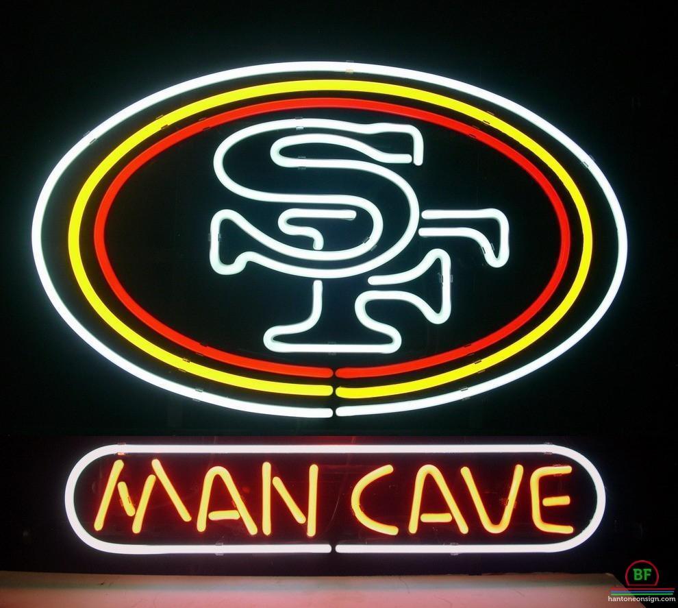 Custom Man Cave San Francisco 49ers Neon Sign NFL Teams Neon Light
