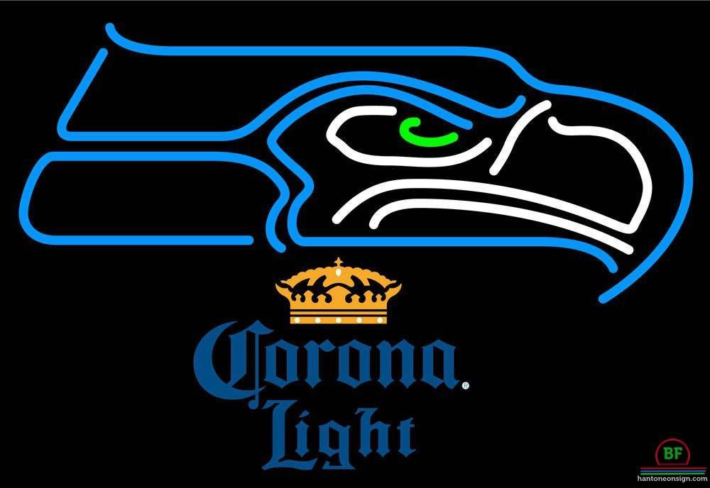 Custom Corona Light Seattle Seahawks Neon Sign NFL Teams Neon Light