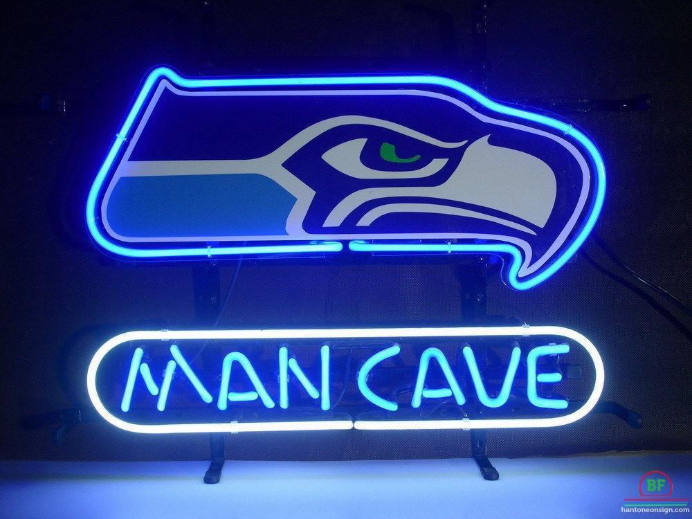 Custom Man Cave Seattle Seahawks Neon Sign NFL Teams Neon Light