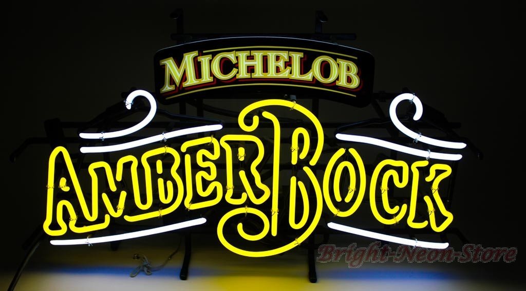 Custom Michelob Amber Bock Neon Sign
