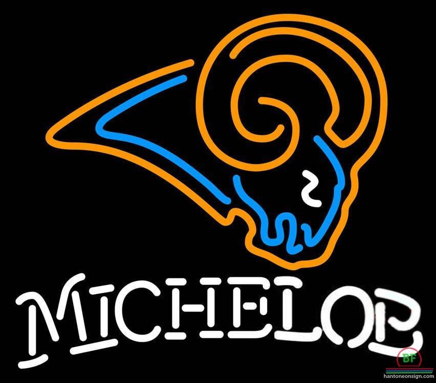 Custom Michelob St Louis Rams Neon Sign NFL Teams Neon Light