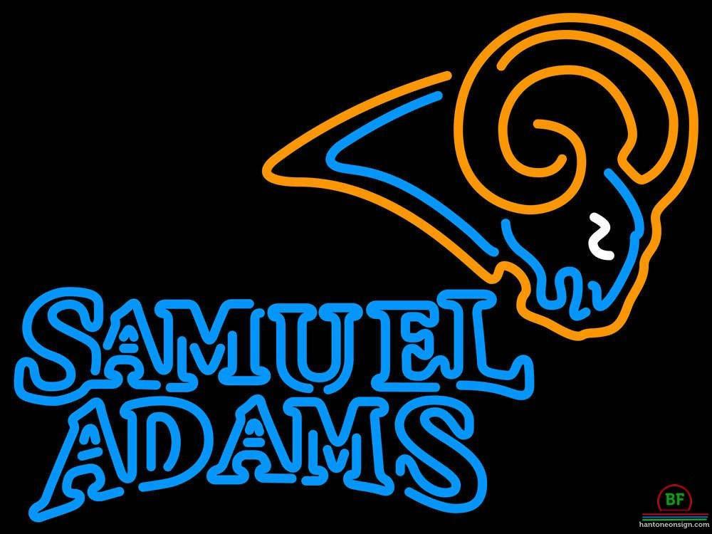 Custom Samuel Adams St Louis Rams Neon Sign NFL Teams Neon Light