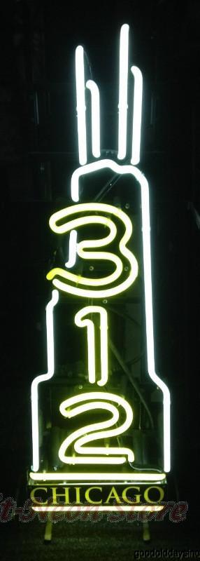 Custom Goose Island Chicago 123 Neon Sign