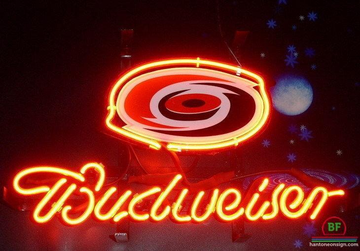 Custom Budweiser Carolina Hurricanes Neon Sign NHL Teams Neon Light
