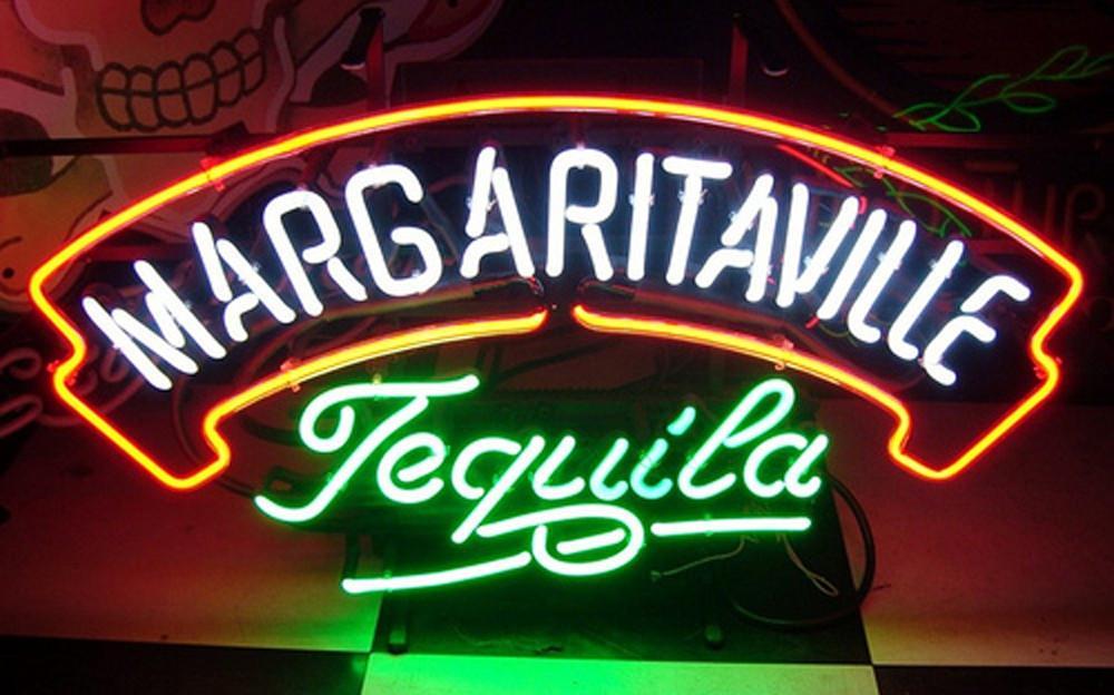 Custom Margaritaville Tequila Neon Sign Real Neon Light