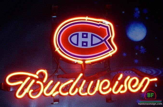 Custom Budweiser Montreal Canadiens Neon Sign NHL Teams Neon Light