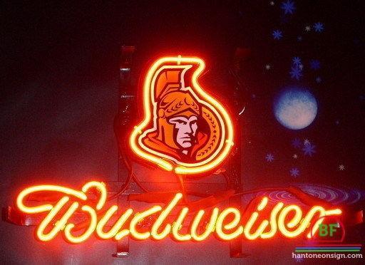 Custom Budweiser Ottawa Senators Neon Sign NHL Teams Neon Light