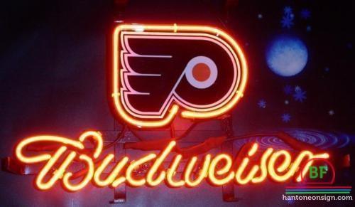 Custom Budweiser Philadelphia Flyers Neon Sign NHL Teams Neon Light