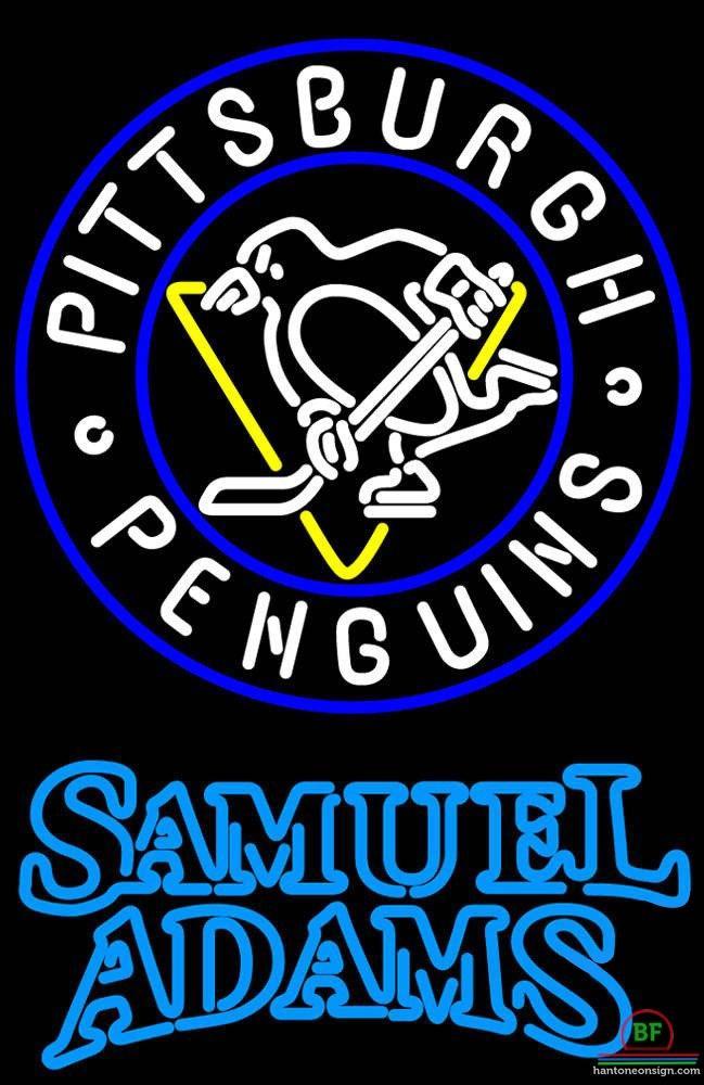 Custom Samuel Adams Pittsburgh Penguins Neon Sign NHL Teams Neon Light