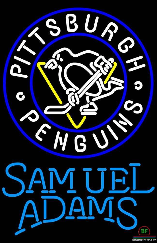 Custom Samuel Adams Pittsburgh Penguins Neon Sign NHL Teams Neon Light
