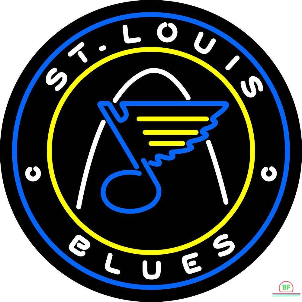 1991 St Louis Blues Busch Neon Light Sign
