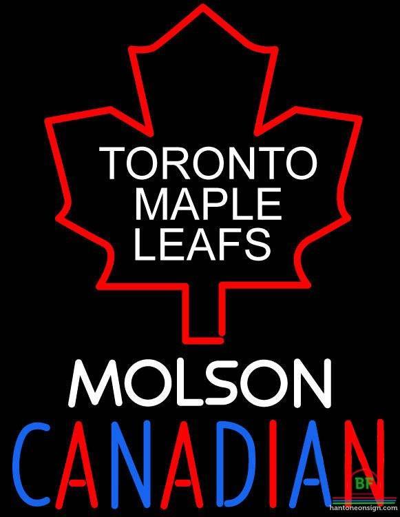 Custom Molson Canadia Toronto Maple Neon Sign NHL Teams Neon Light