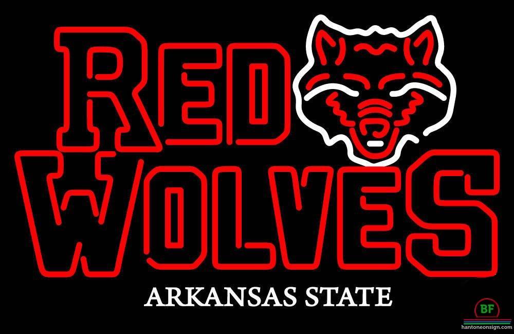 Custom Arkansas State Red Wolves Neon Sign NCAA Teams Neon Light