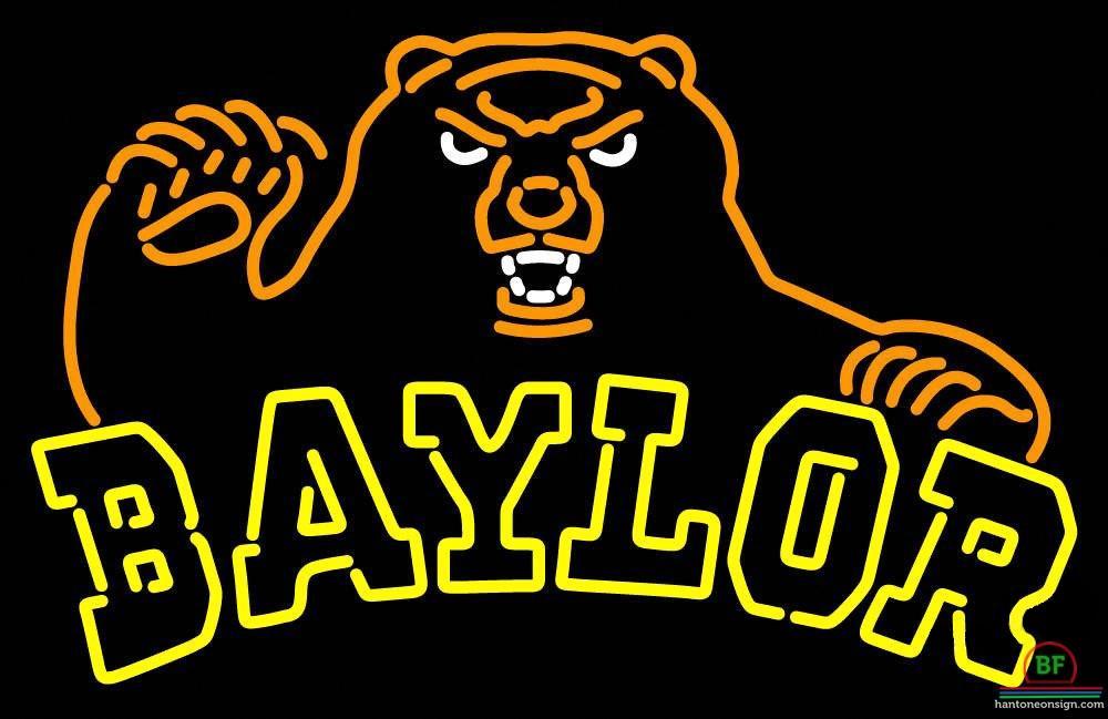 Custom Baylor Bears Neon Sign NCAA Teams Neon Light