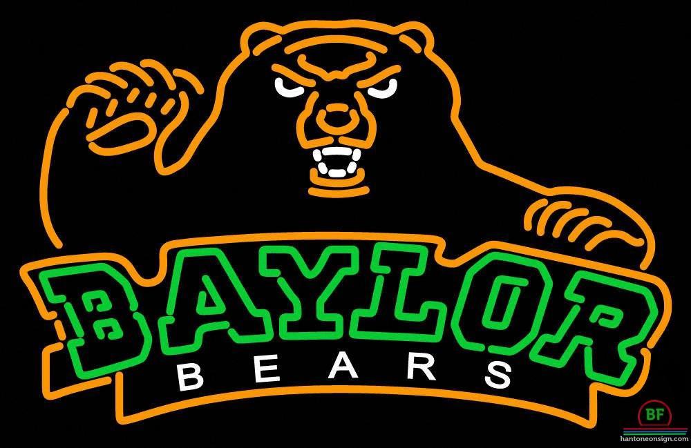 Custom Baylor Bears Neon Sign NCAA Teams Neon Light