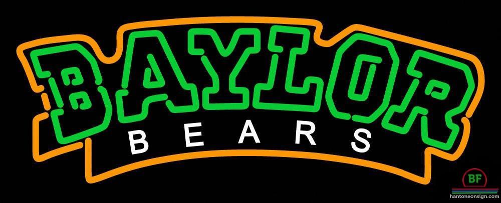 Custom Baylor Bears Neon Sign NCAA Teams Neon Light