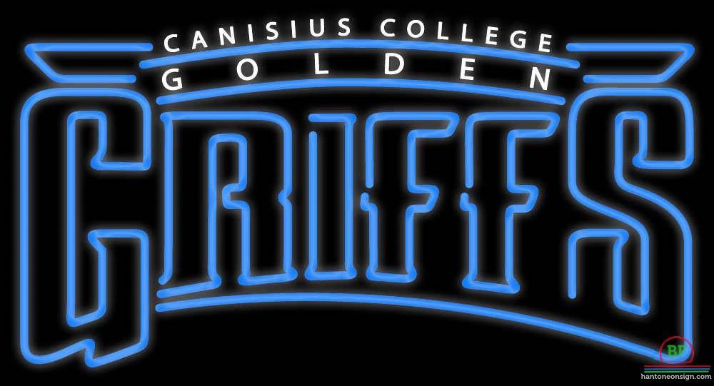 Custom Canisius Golden Griffins Wordmark Neon Sign NCAA Teams Neon Light