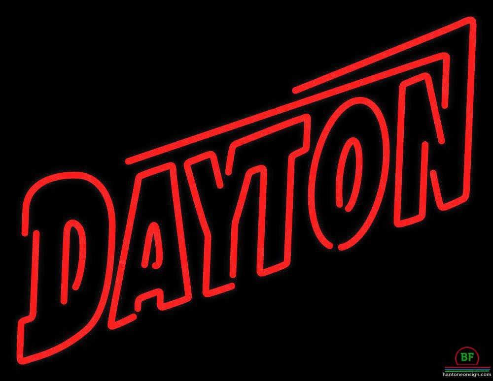Custom Dayton Flyers Wordmark Neon Sign NCAA Teams Neon Light