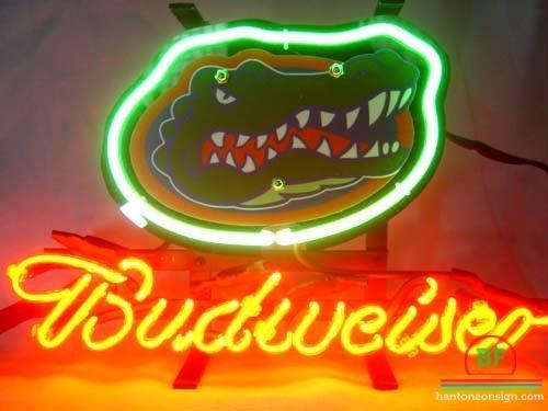 Custom Budweiser Florida Gators Neon Sign NCAA Teams Neon Light