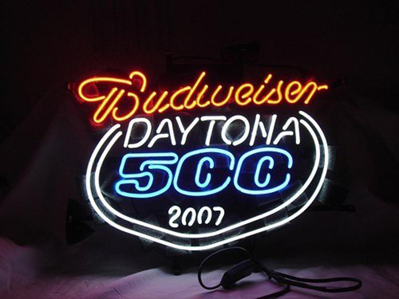 Custom Daytona 500 2007 Budweiser Neon Sign