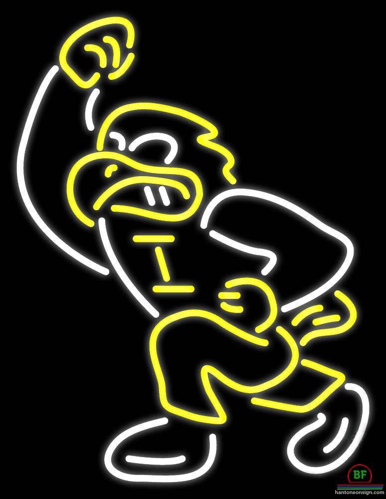 Custom Iowa Hawkeyes Mascot Neon Sign NCAA Teams Neon Light