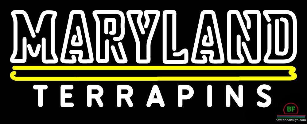 Custom Maryland Terrapins Neon Sign NCAA Teams Neon Light