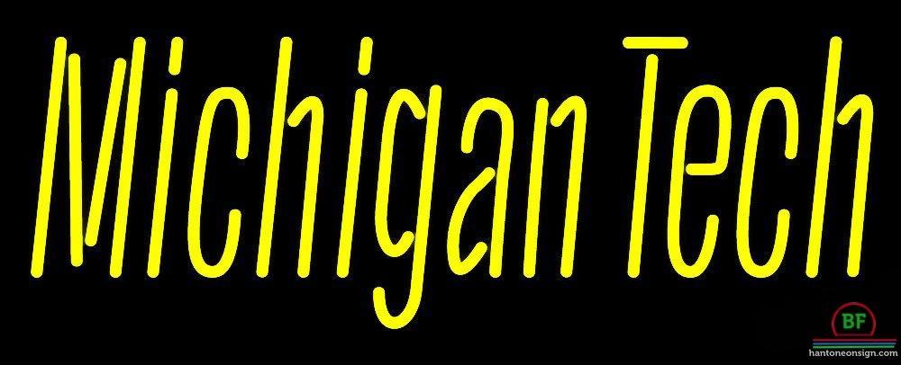 Custom Michigan Tech Huskies Neon Sign NCAA Teams Neon Light