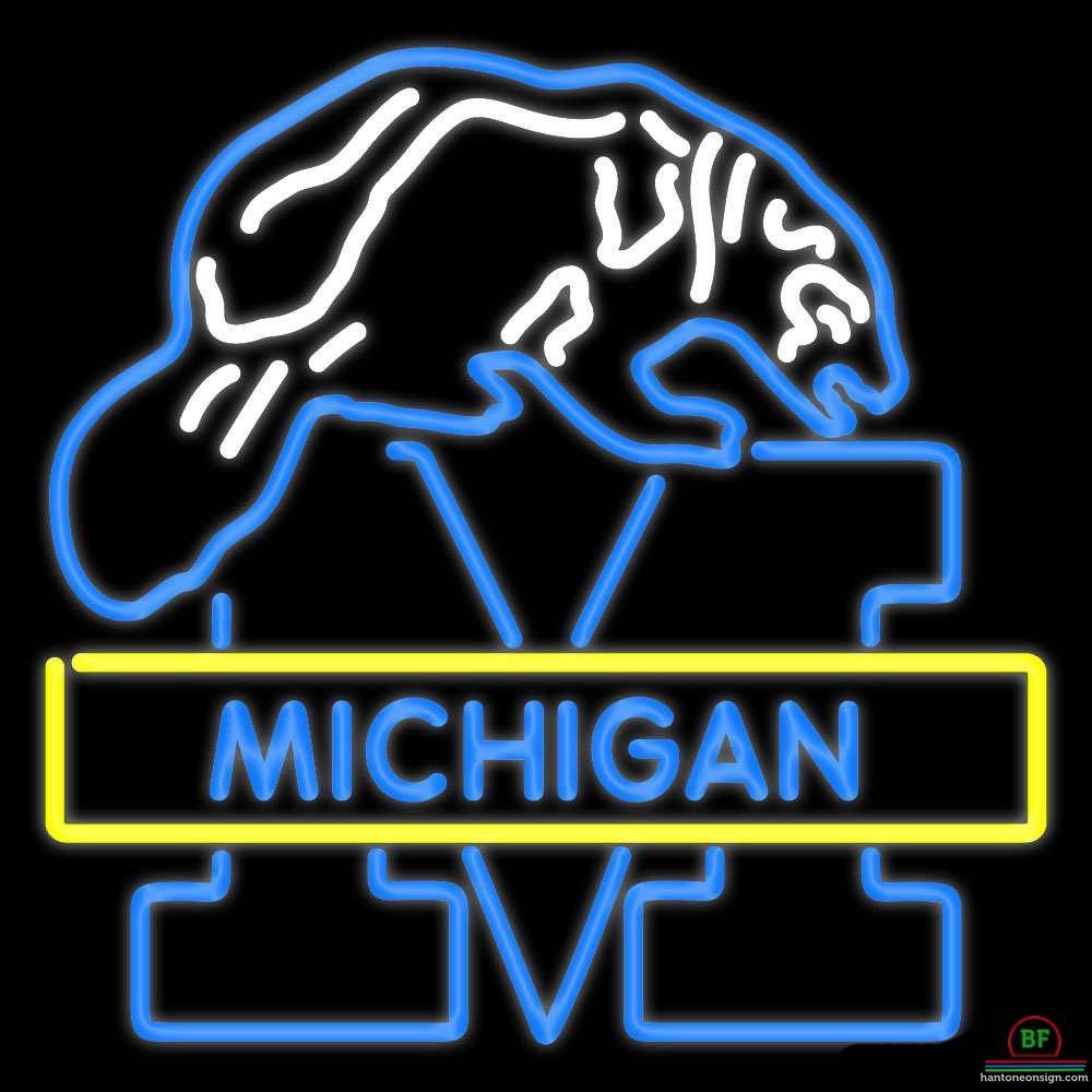 Custom Michigan Wolverines Neon Sign NCAA Teams Neon Light