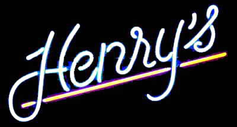 Custom Henrys Dark Beer Neon Sign