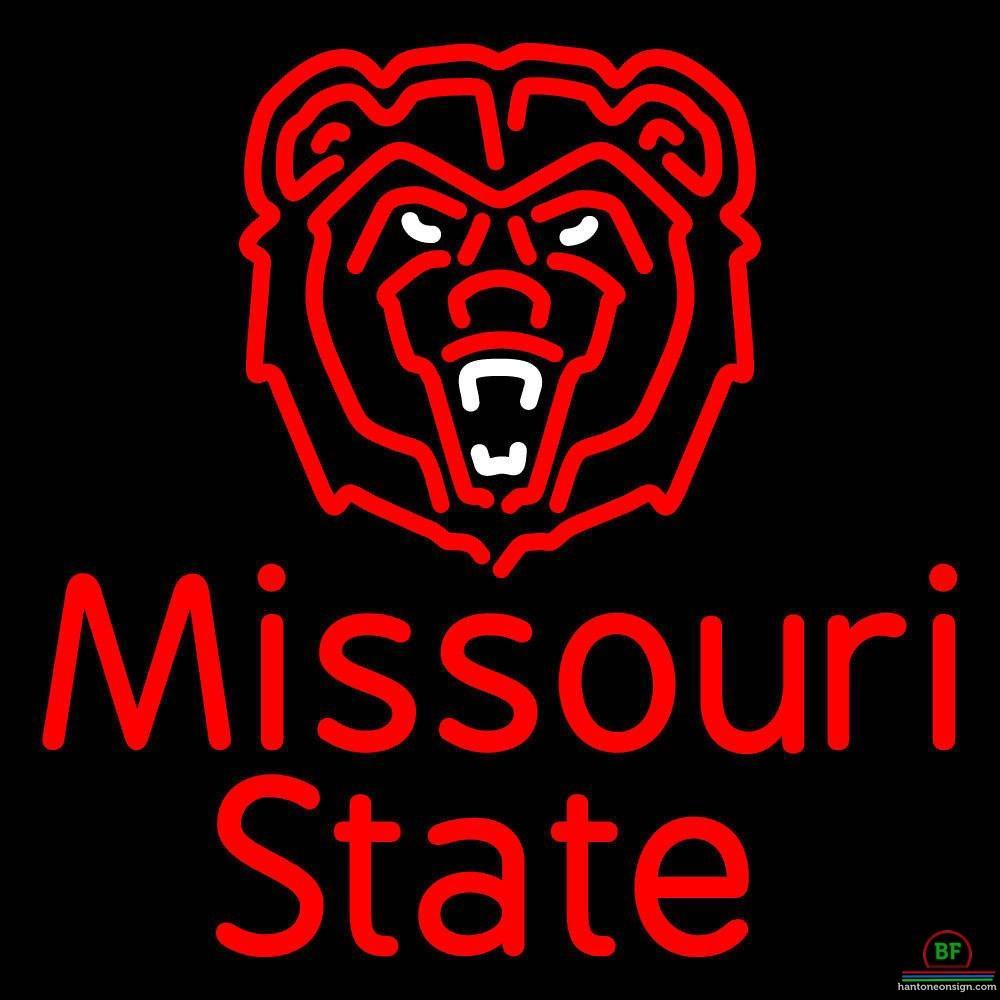 Custom Missouri State Bears Neon Sign NCAA Teams Neon Light Custom