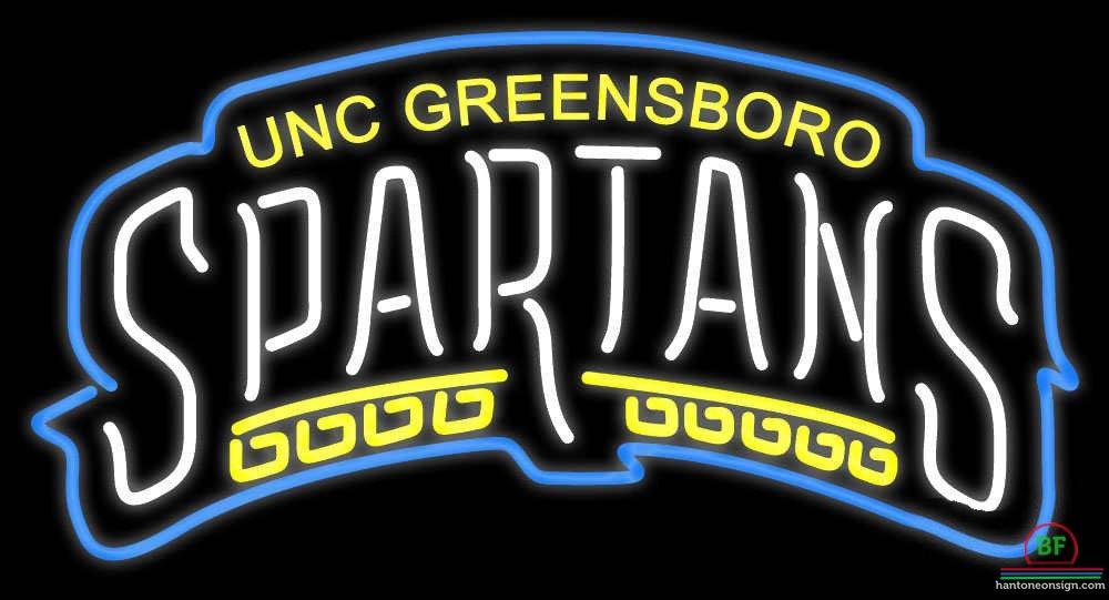 Custom NC Greensboro Spartans Neon Sign NCAA Teams Neon Light