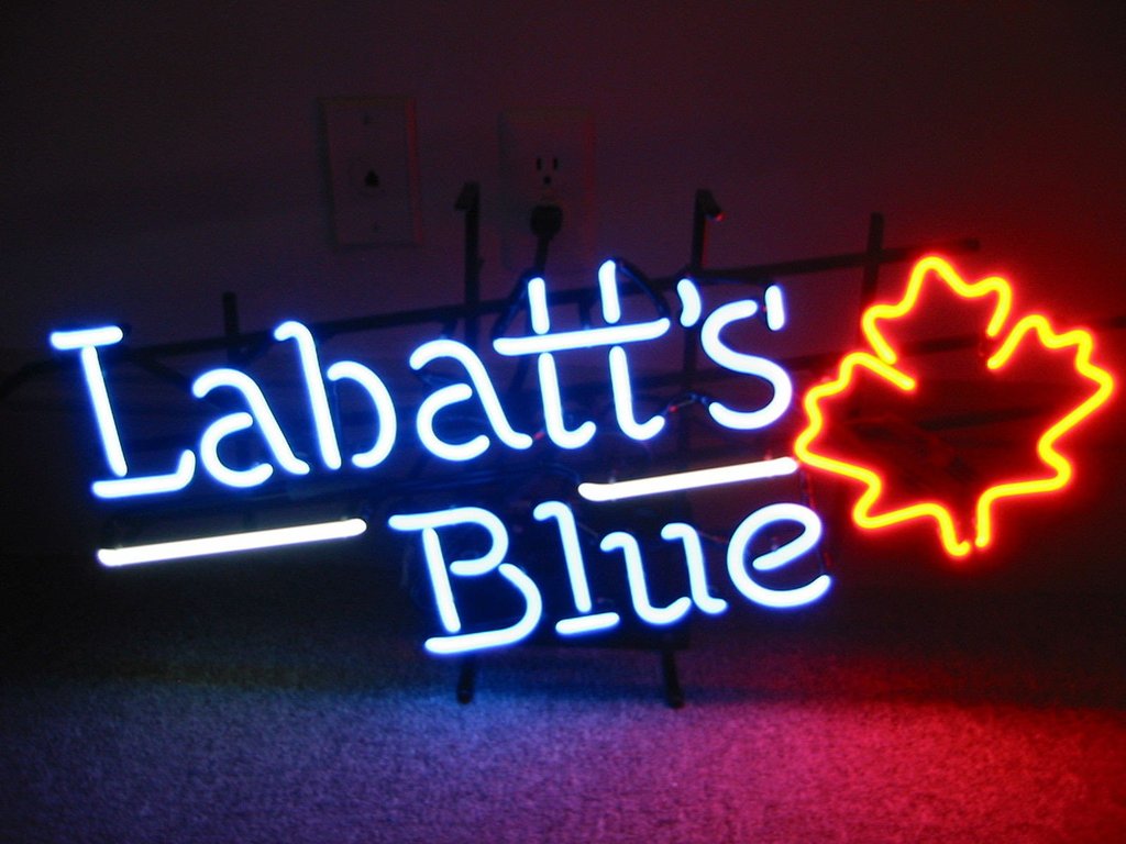 Custom Labatt'S Blue Beer Neon Sign