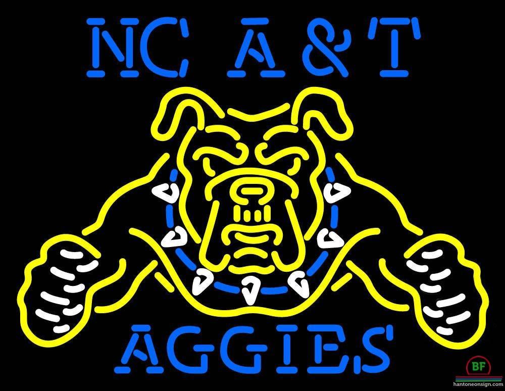 Custom North Carolina A And T Aggies Neon Sign NCAA Teams Neon Light