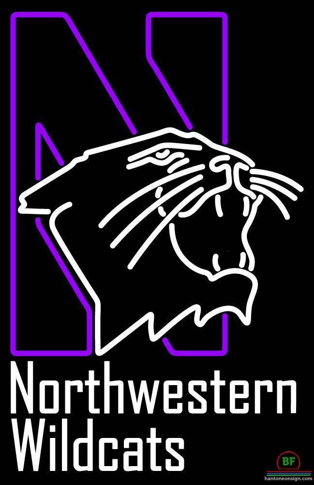 Custom Northwestern Wildcats Neon Sign NCAA Teams Neon Light