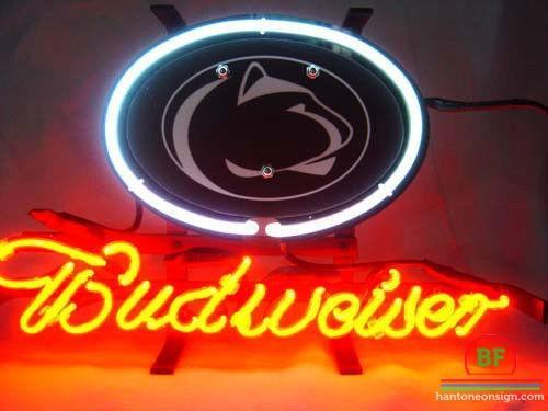 Custom Budweiser Penn State Nittany Lions Neon Sign NCAA Teams Neon Light