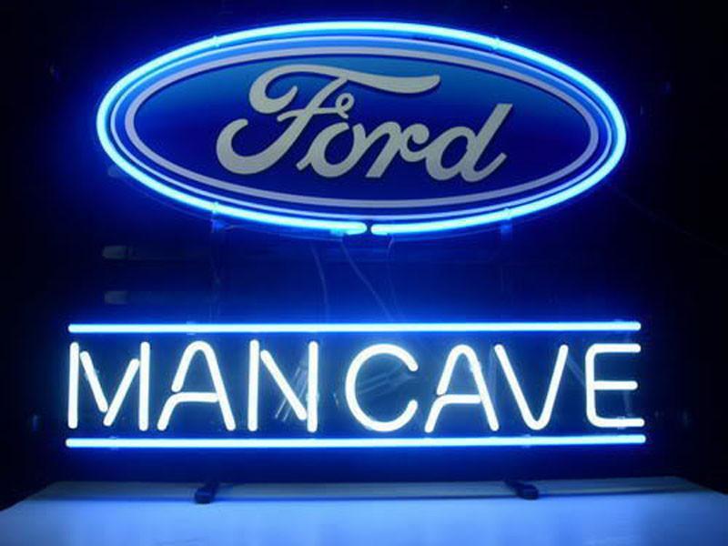 Custom Man Cave Ford Dodge Mustang Auto Car Neon Sign