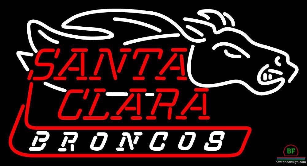 Custom Santa Clara Broncos Neon Sign NCAA Teams Neon Light