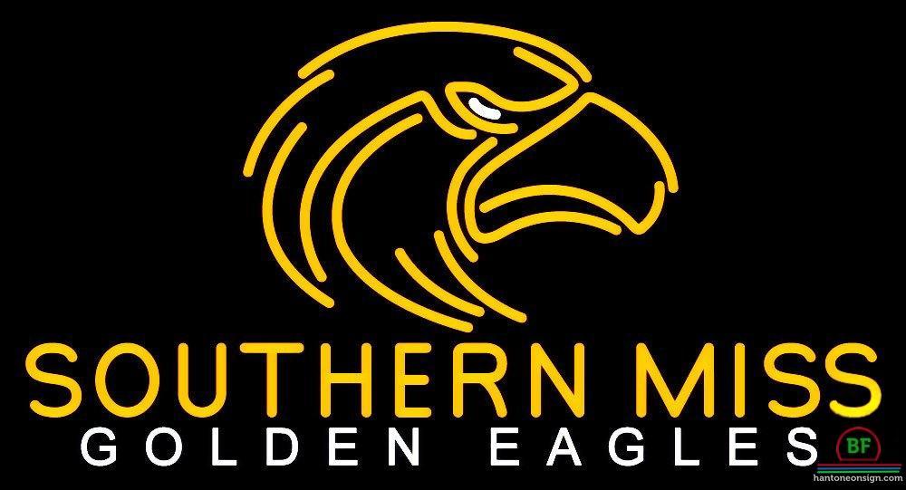 Custom Southern Miss Golden Eagles Neon Sign NCAA Teams Neon Light