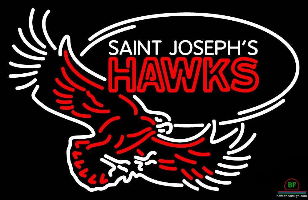 Custom St Josephs Hawks Neon Sign NCAA Teams Neon Light