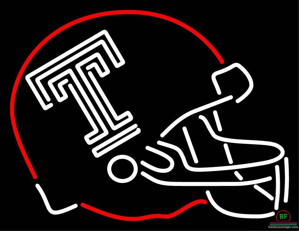 Custom Temple Owls Helmet Neon Sign NCAA Teams Neon Light
