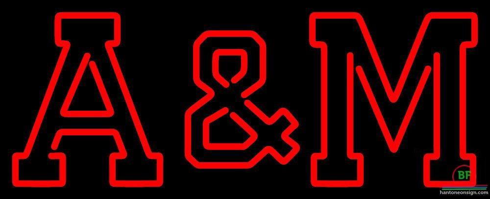 Custom Texas A And M Aggies Neon Sign NCAA Teams Neon Light
