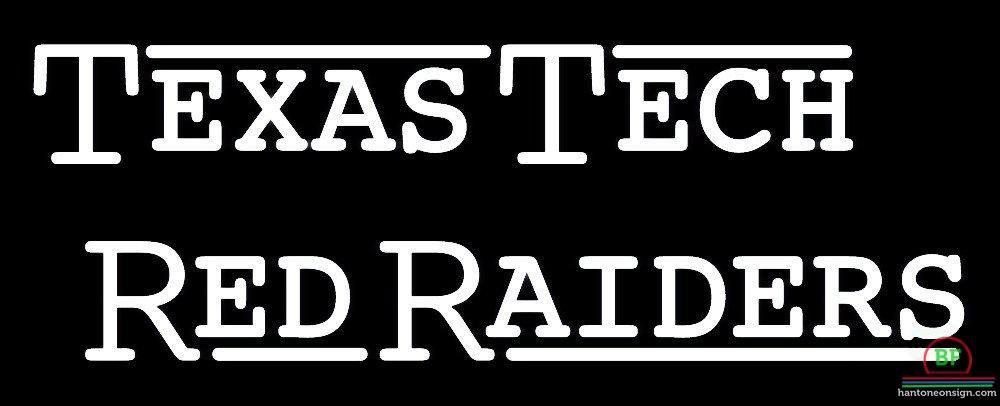 Custom Texas Tech Red Raiders Neon Sign NCAA Teams Neon Light