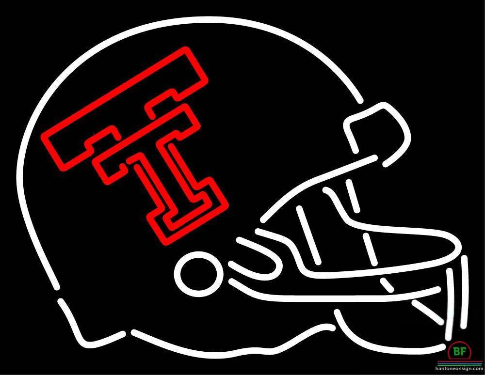 Custom Texas Tech Red Raiders Helmet Neon Sign NCAA Teams Neon Light