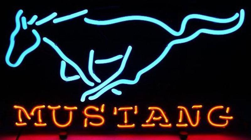 Custom Mustang Ford Car Auto Neon Sign